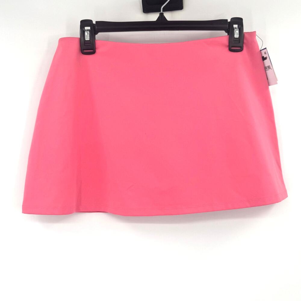 Abound Women's Athletic Mini Skirt Skort Lined Athleisure Pink Elastic Small